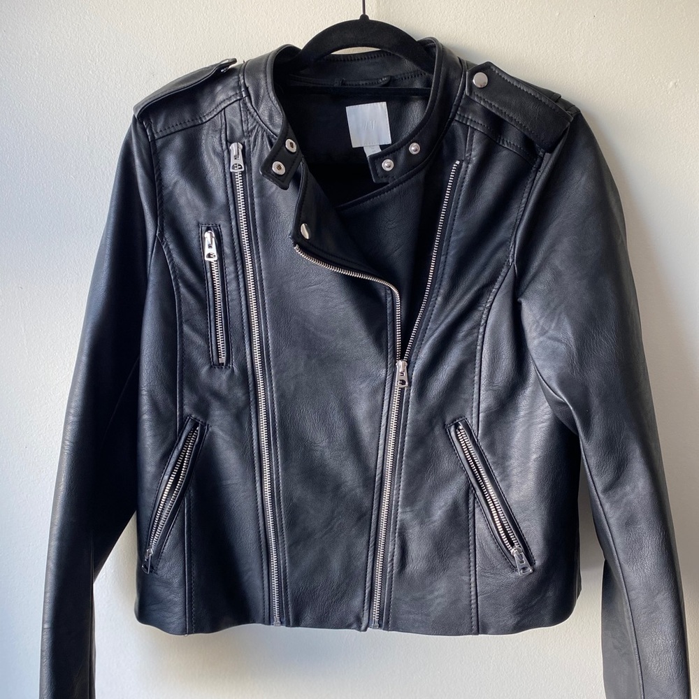 H&M leather jacket bought in Paris